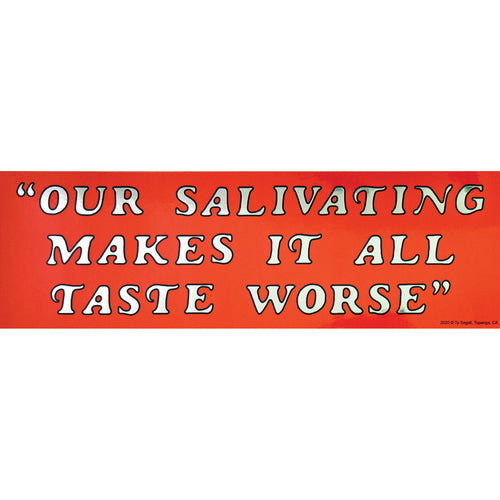 First Taste Bumper Sticker