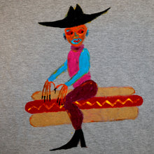 Load image into Gallery viewer, Hot Dog Cowboy Hand Painted Shirt