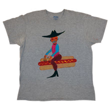 Load image into Gallery viewer, Hot Dog Cowboy Hand Painted Shirt