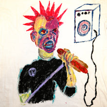 Load image into Gallery viewer, Punko With Hotdog Mic Hand Painted Shirt