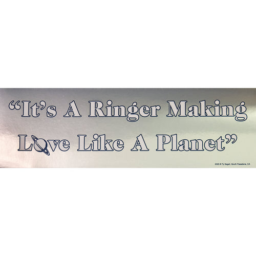 Melted Bumper Sticker